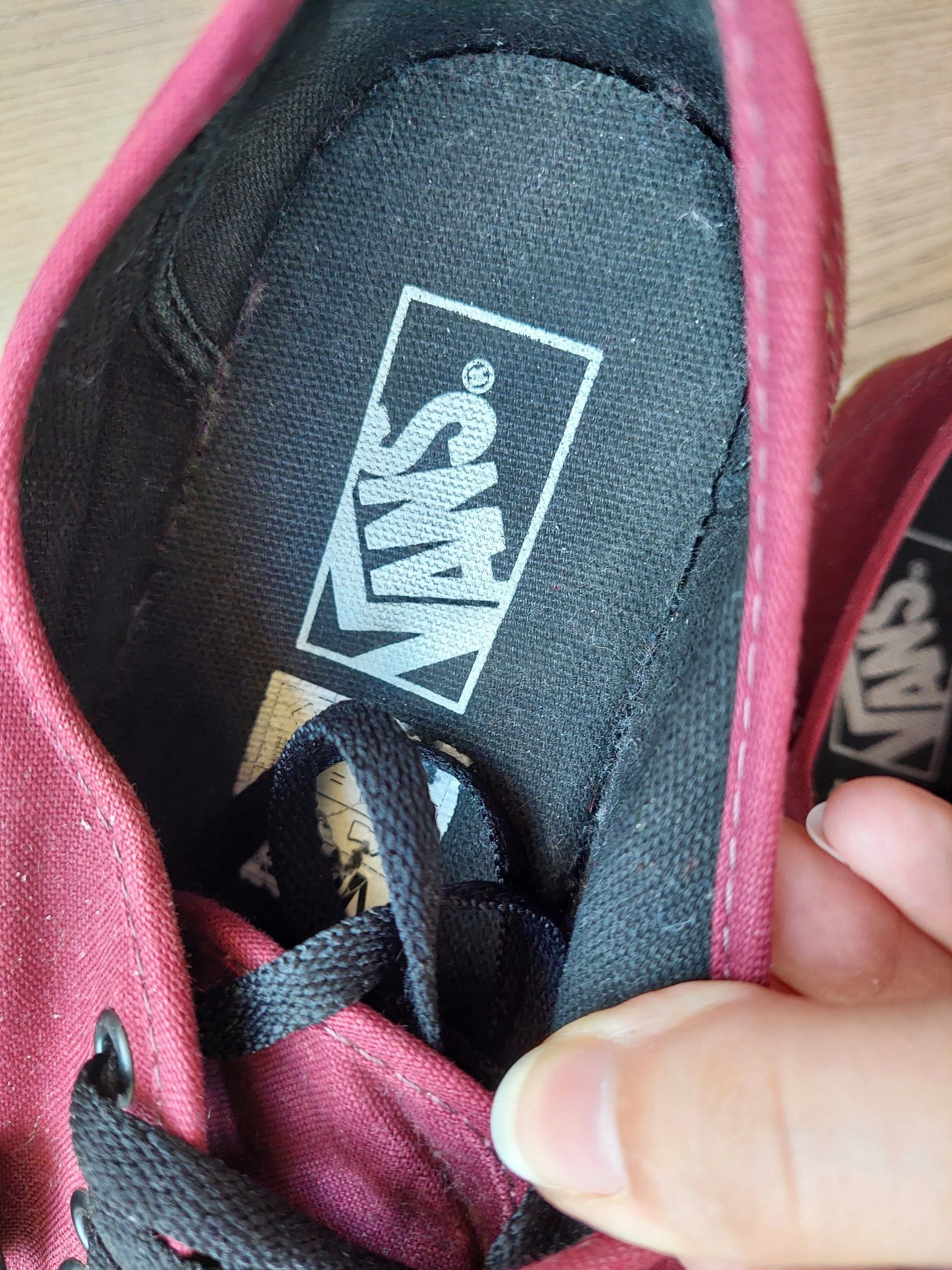 Tênis Treinador Vans Borgonha – photo 6